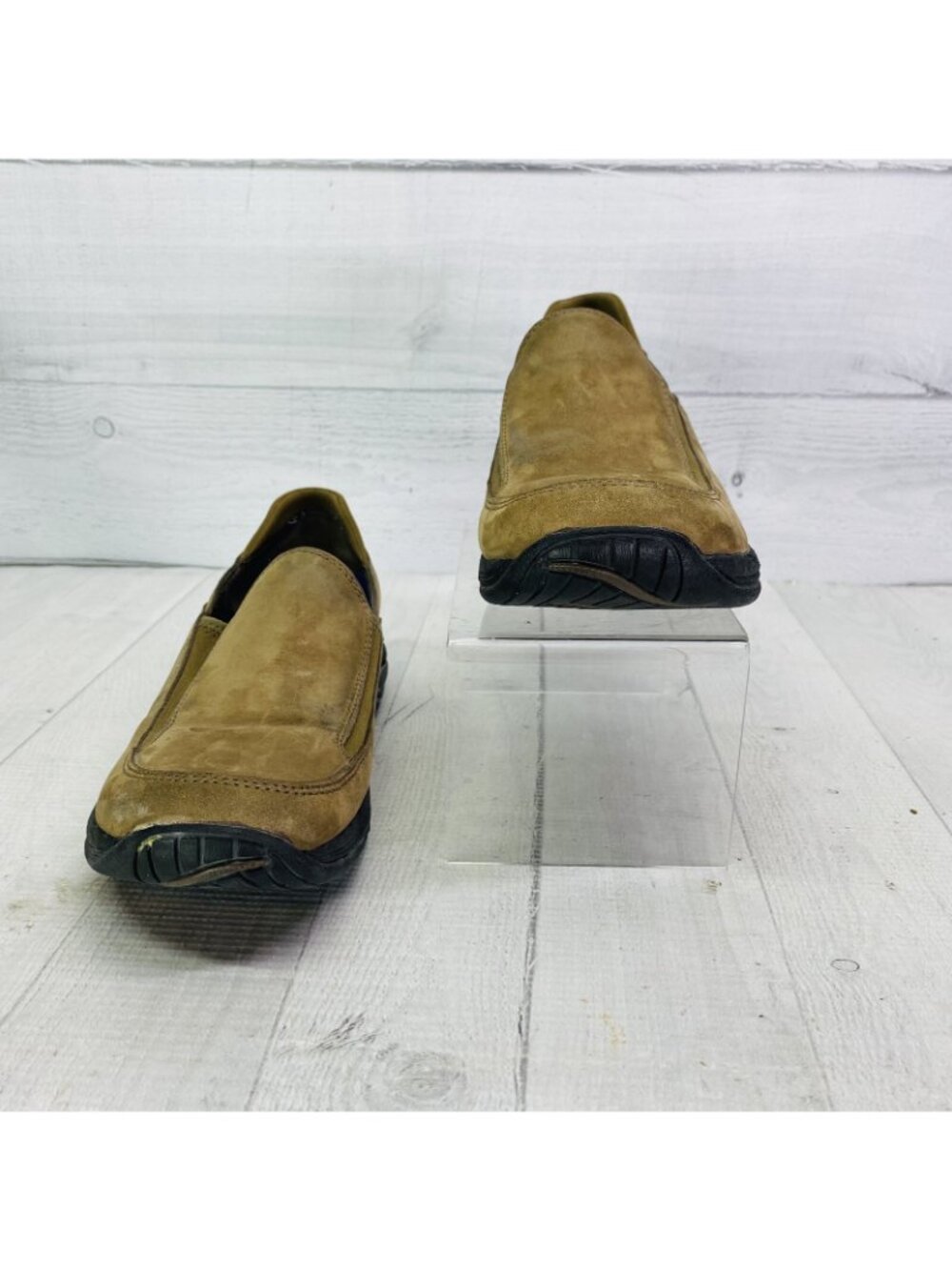 Merrell Woman TREVISO MOC STONE Light Brown Comfort Loafer Shoes Size 8 / 38.5 - Picture 4 of 13